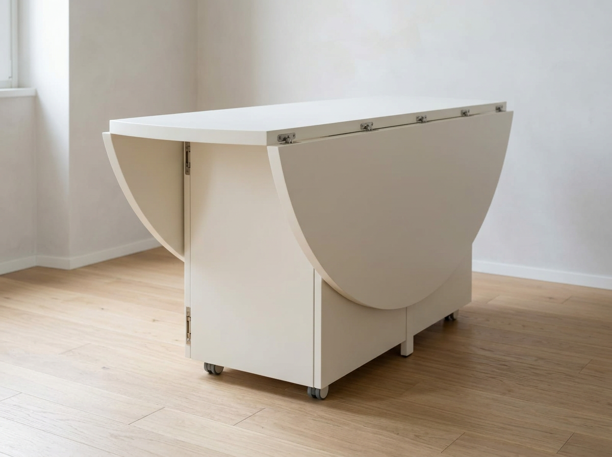 “Tell me” chiuso con le ali laterali ripiegate in ambiente pulito